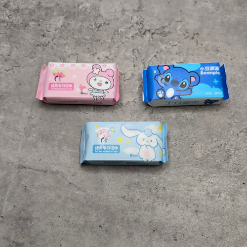 دستمال مرطوب جیبی فانتزی کم جا و پرآب و باکیفیت اصلی
